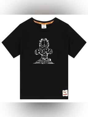 Puma Garfield Black Graphic Tee